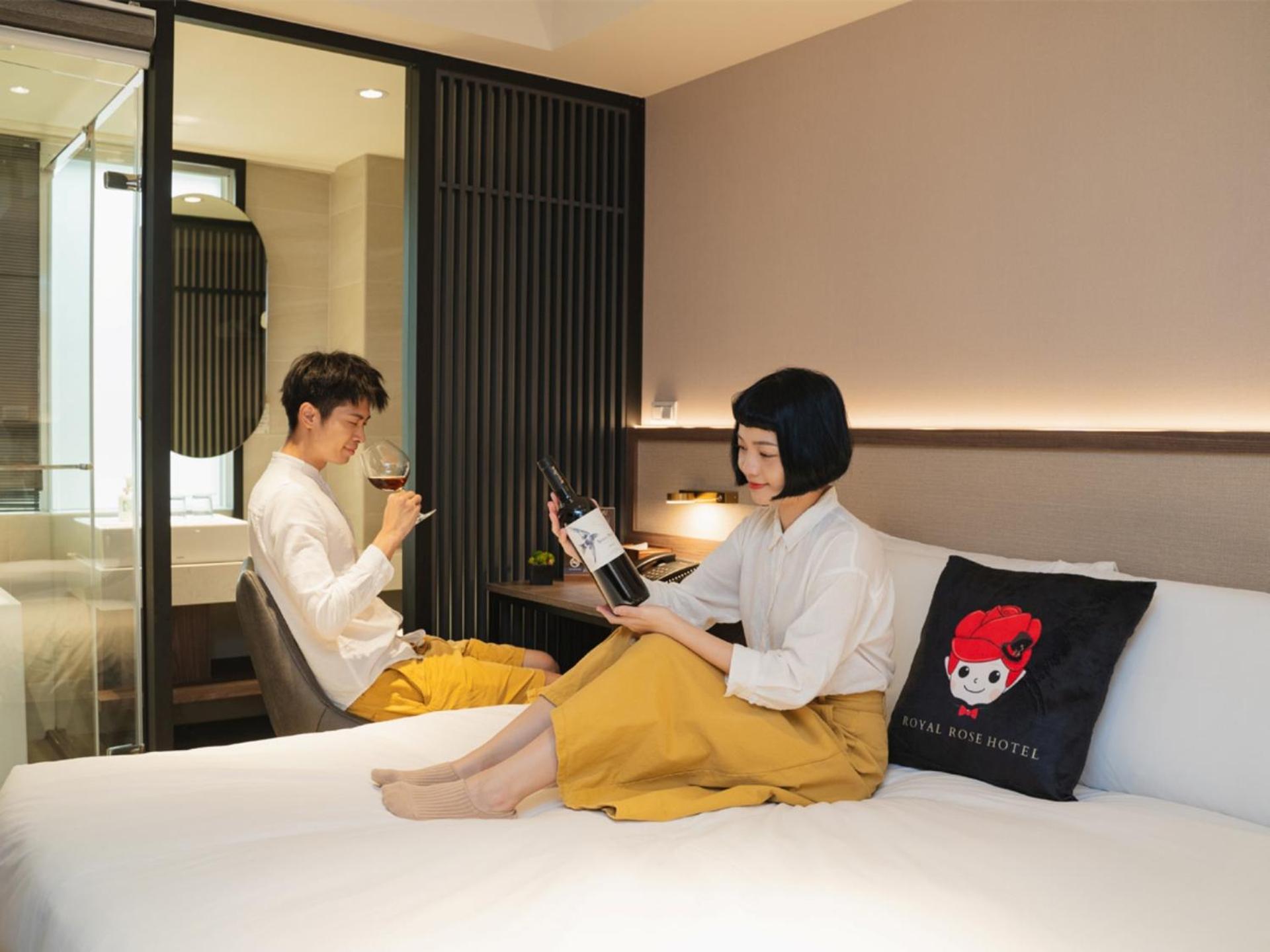 Royal Rose Hotel Zhongshan Тайбей Номер фото